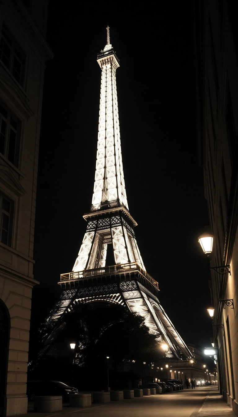 Eiffel Tower at night